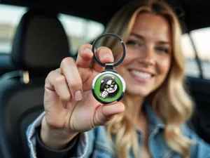 Llavero Auto Racing Personalizado